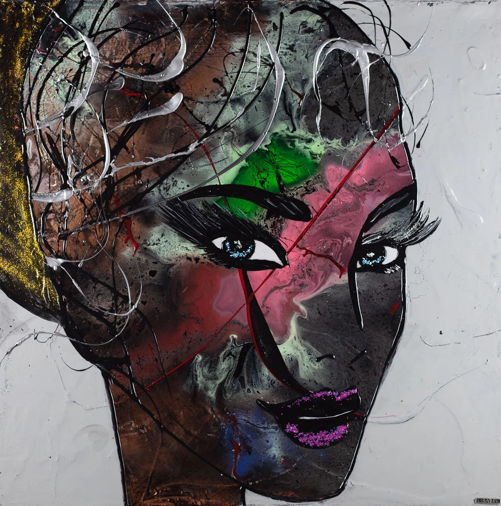 Tete en couleur