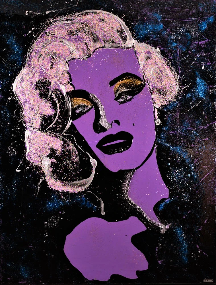 Marilyn Monroe Purple