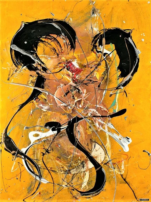 dancing yellow